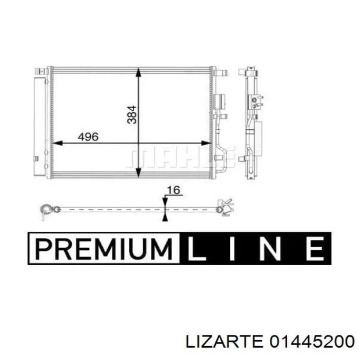 Рулевая рейка 01445200 Lizarte