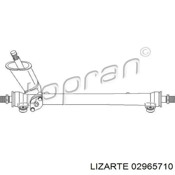 Рулевая рейка 02965710 Lizarte