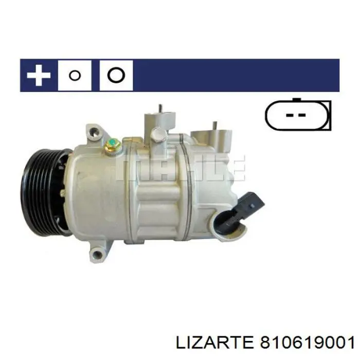 Compresor de aire acondicionado 810619001 Lizarte