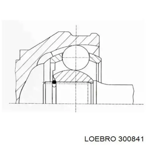 ШРУС наружный передний 300841 Loebro