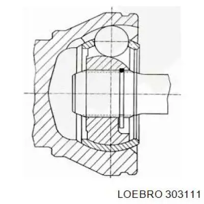 303111 Loebro шрус наружный передний