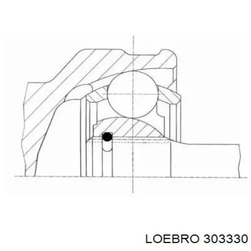 ШРУС наружный LOEBRO 303330