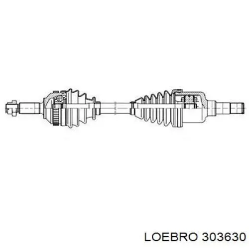 Правая полуось 303630 Loebro