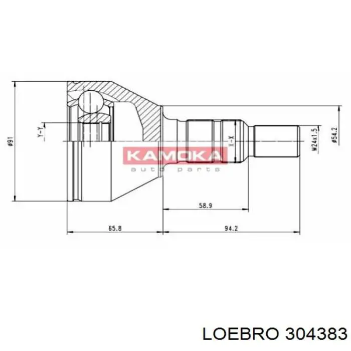 Граната колесная Loebro 304383 цена, от 37.19 USD