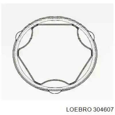 Пыльник ШРУСа внутренний 304607 Loebro