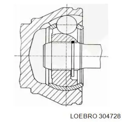 ШРУС наружный передний 304728 Loebro