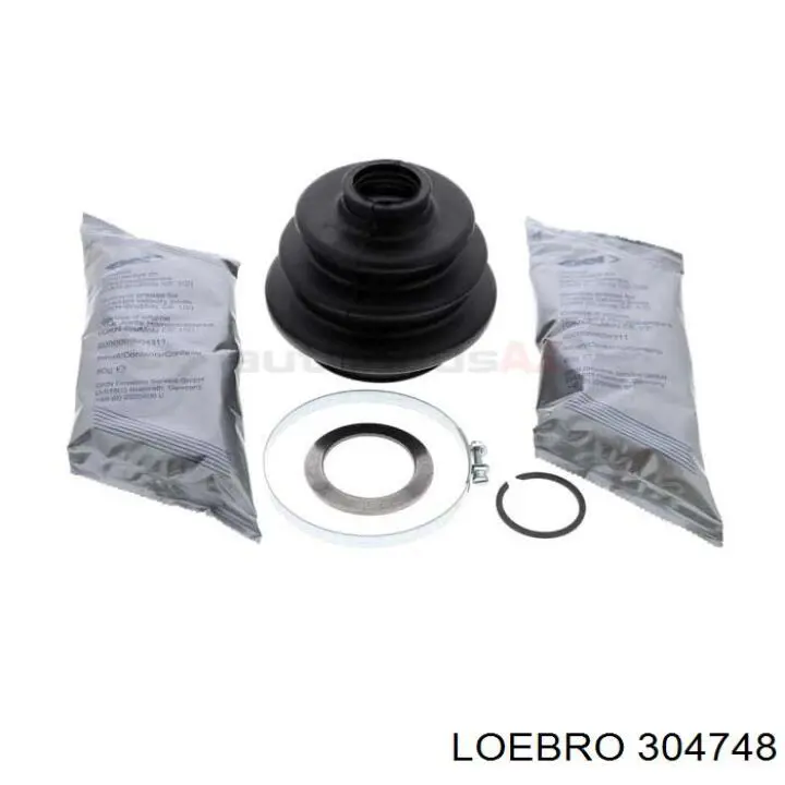 304748 Loebro Полуось передняя левая