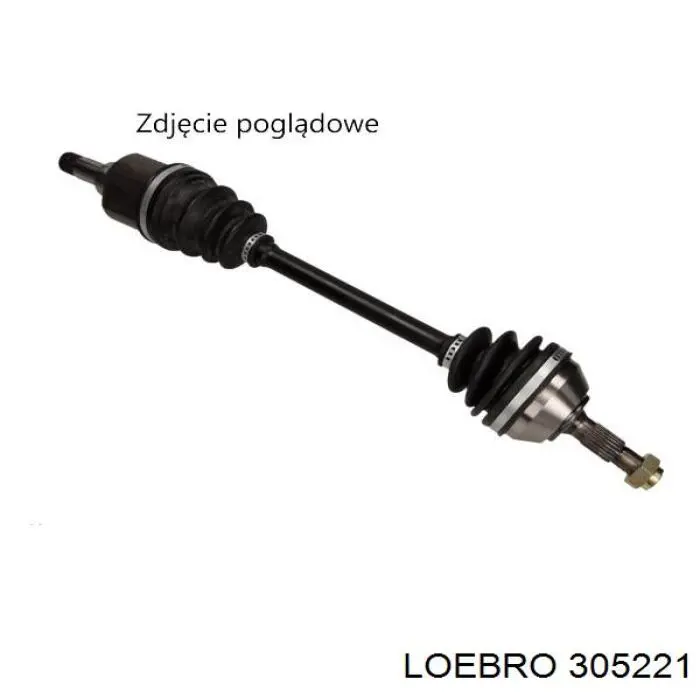 374510 Opel Полуось передняя, правая