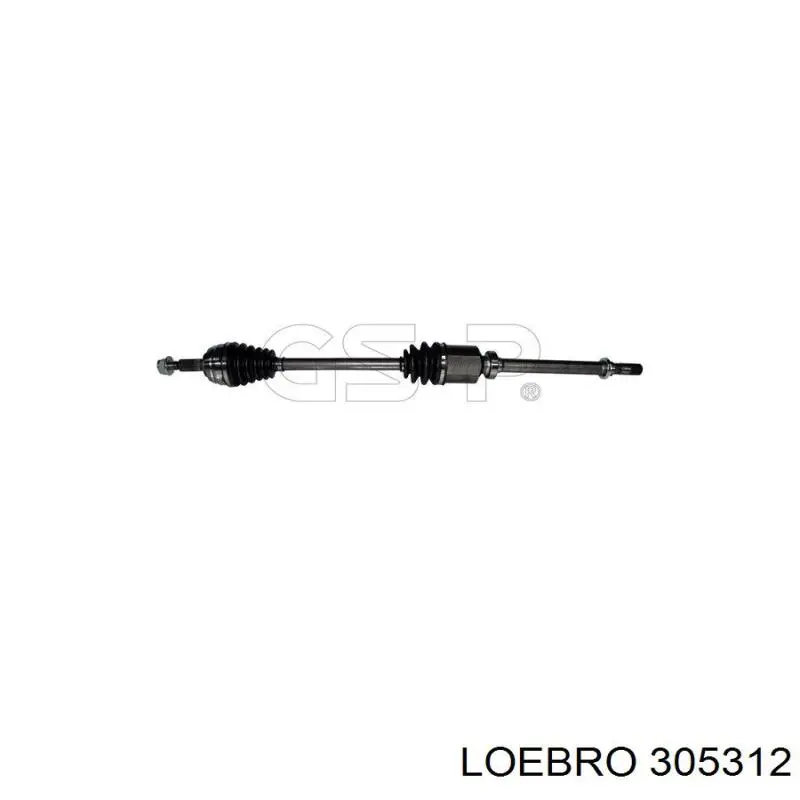 305312 Loebro полуось (привод передняя правая)