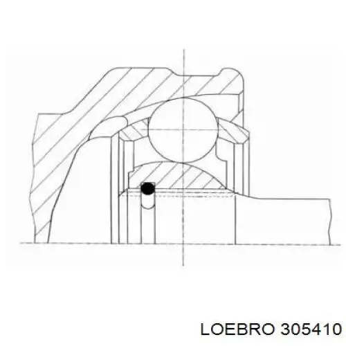 ШРУС наружный передний 305410 Loebro