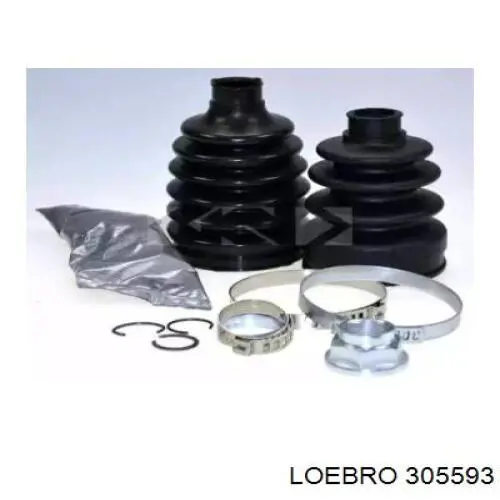 305593 Loebro пыльники шрусов передней полуоси, комплект