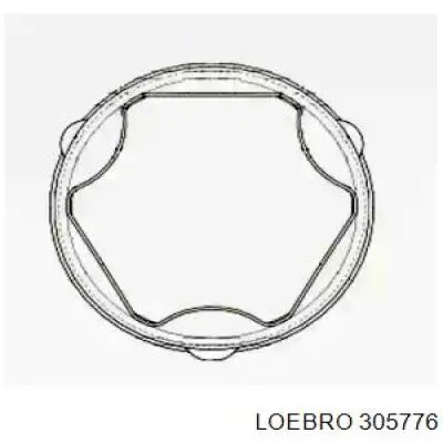 Пыльники шрусов 305776 Loebro