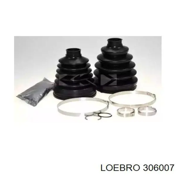 306007 Loebro botas de proteção de juntas homocinéticas do semieixo dianteiro, kit