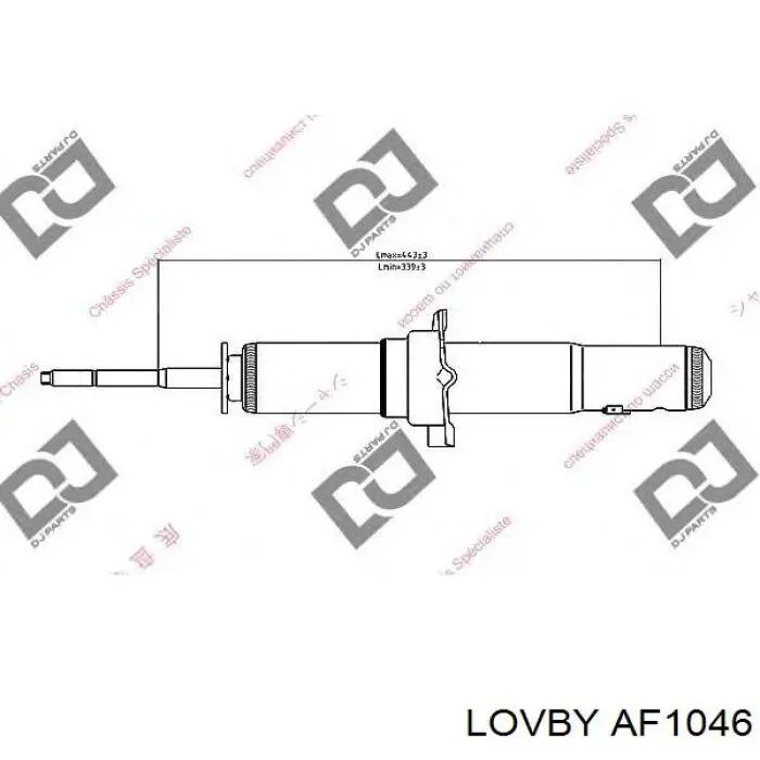 AF1046 Lovby амортизатор передний
