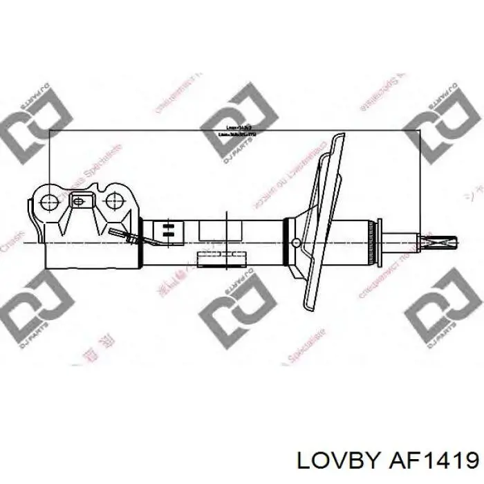 Амортизатор подвески передний левый Lovby AF1419 цена, от 45.56 USD
