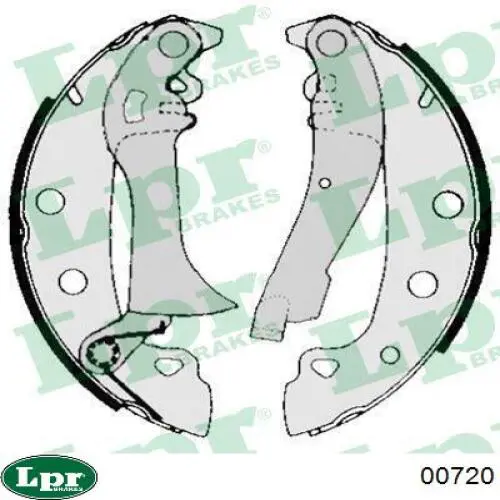 Барабанные колодки LPR 00720