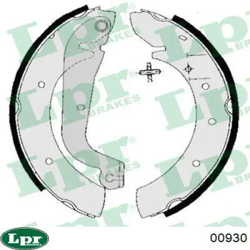 Барабанные колодки LPR 00930