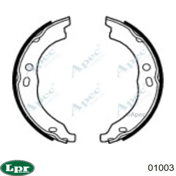 Колодки ручника 01003 LPR