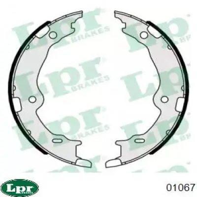 Колодки ручника 01067 LPR