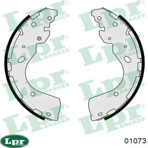 Колодки гальмові задні, барабанні 01073 LPR