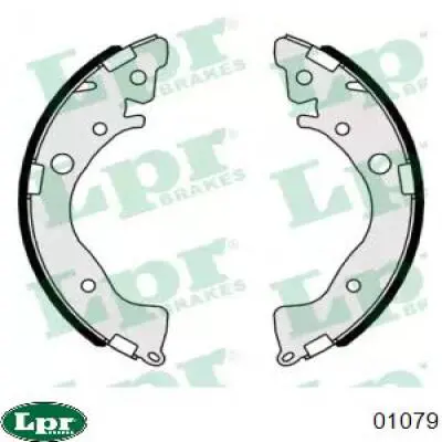 Задние барабанные колодки 01079 LPR