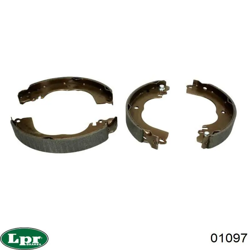 Задние барабанные колодки 01097 LPR