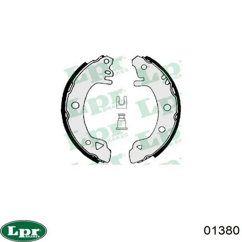 01380 LPR Барабанные тормозные колодки