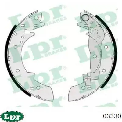 Задние барабанные колодки 03330 LPR