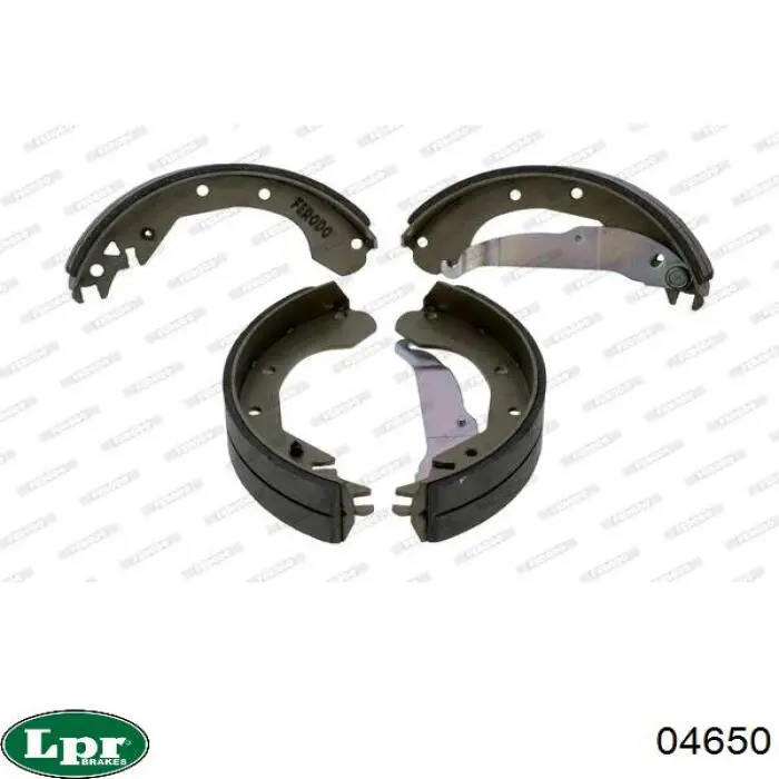 Задние барабанные колодки 04650 LPR