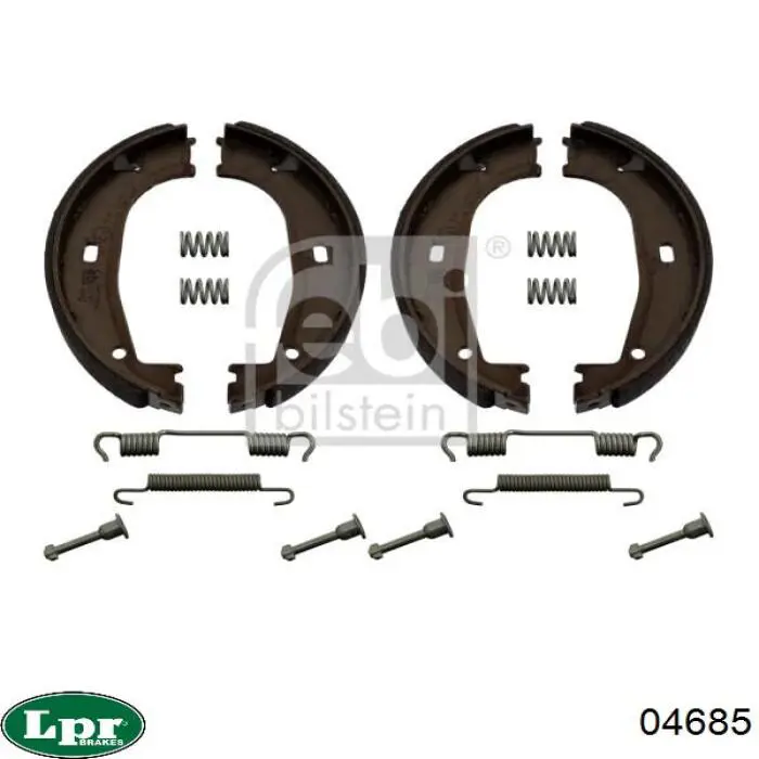 Колодки ручника 04685 LPR