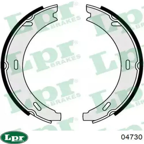 Тормозные колодки стояночного тормоза LPR 04730 цена, от 10.77 USD