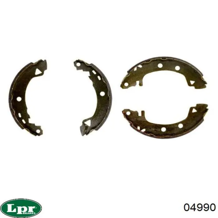 Задние барабанные колодки 04990 LPR