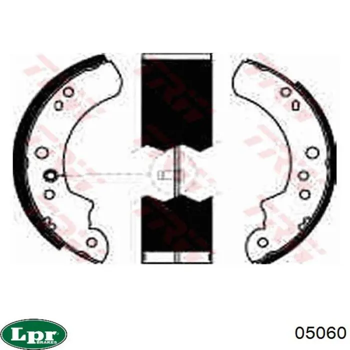 Барабанные колодки LPR 05060