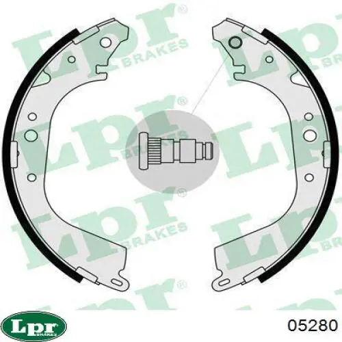 Задние барабанные колодки 05280 LPR
