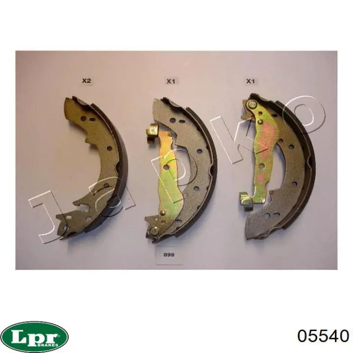 Барабанные колодки LPR 05540