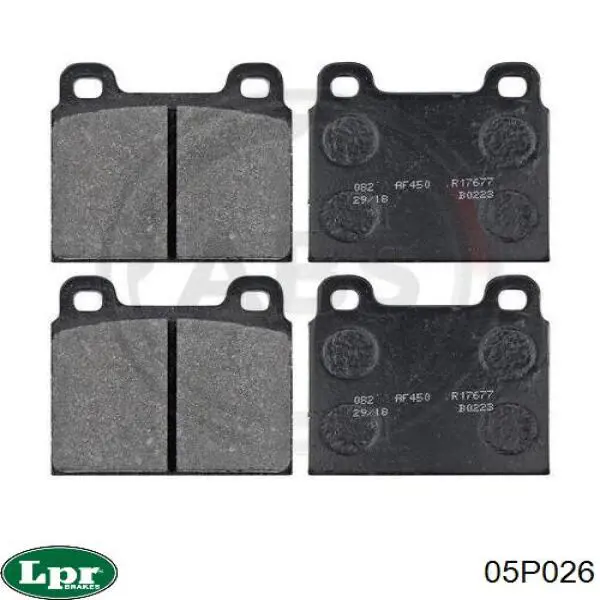 Купить 05P026 LPR Колодки тормозные