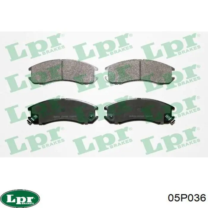 05P036 LPR Колодки передние