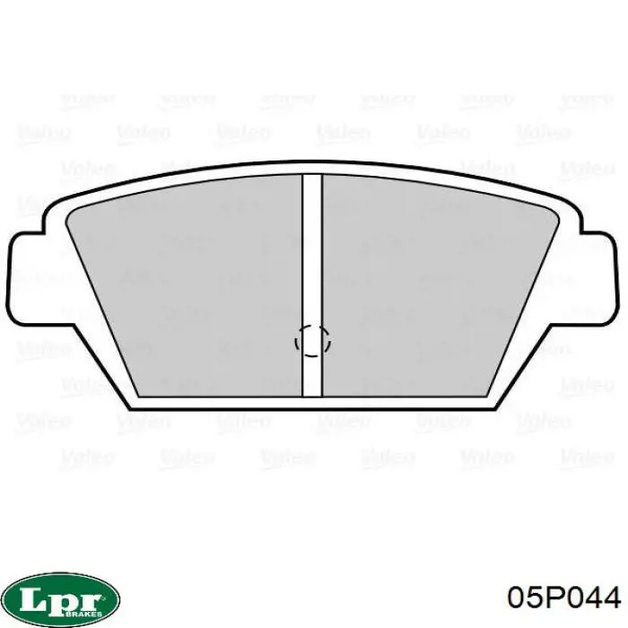 Колодки дисковые  LPR 05P044 цена, от 10.38 USD