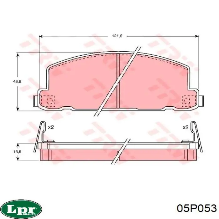 Передние тормозные колодки P34002 Brembo