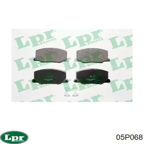 Купить 05P068 LPR Колодки тормозные
