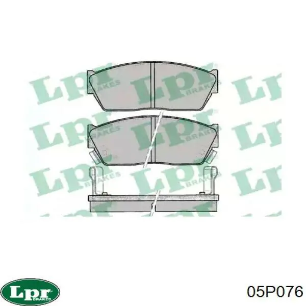 05P076 LPR Колодки передние