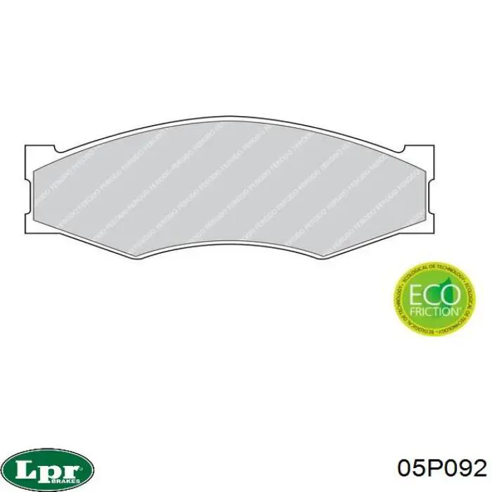 Тормозные колодки LPR 05P092