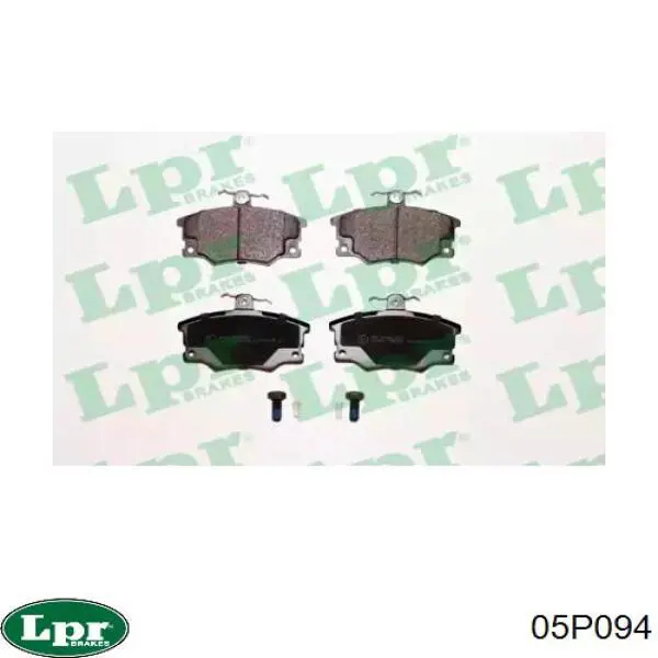 Передние тормозные колодки 05P094 LPR
