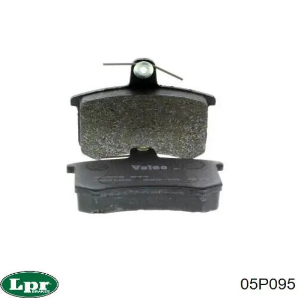 Купить 05P095 LPR Колодки тормозные задние, дисковые