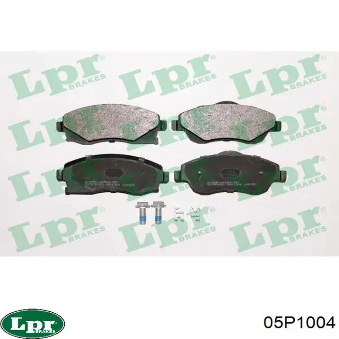 Передние тормозные колодки 05P1004 LPR