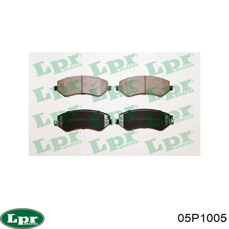 05P1005 LPR Колодки передние