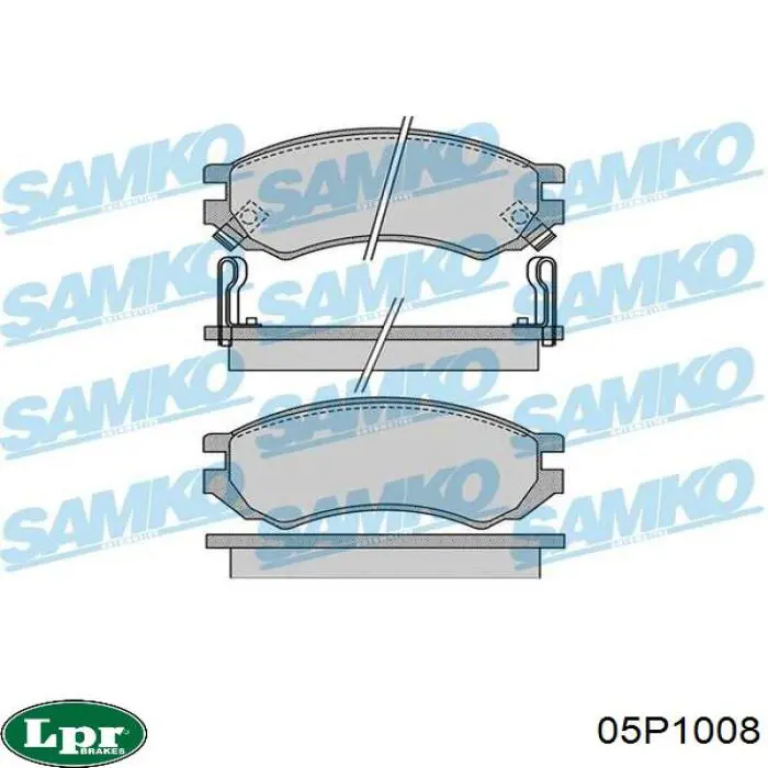 Колодки LPR 05P1008 цена, от 9.19 USD