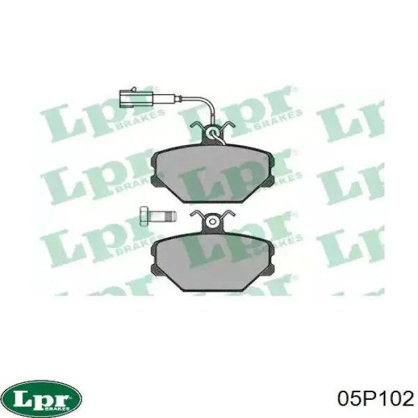Колодки LPR 05P102 цена, от 12.47 USD