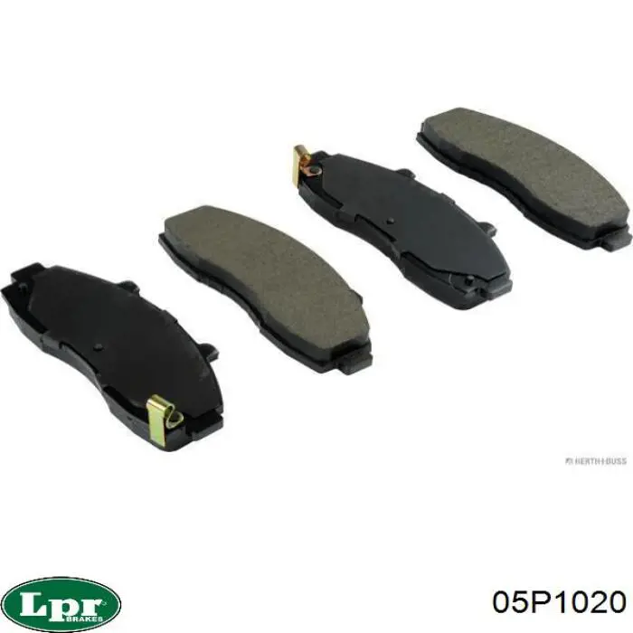 Передние тормозные колодки 05P1020 LPR