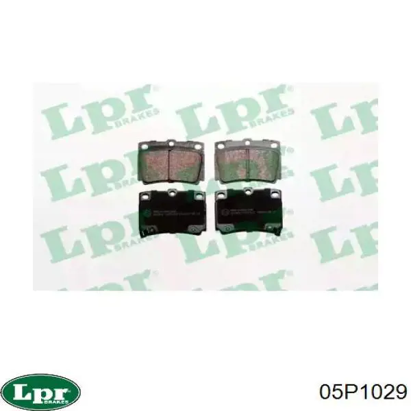 Колодки дисковые  LPR 05P1029 цена, от 16.11 USD